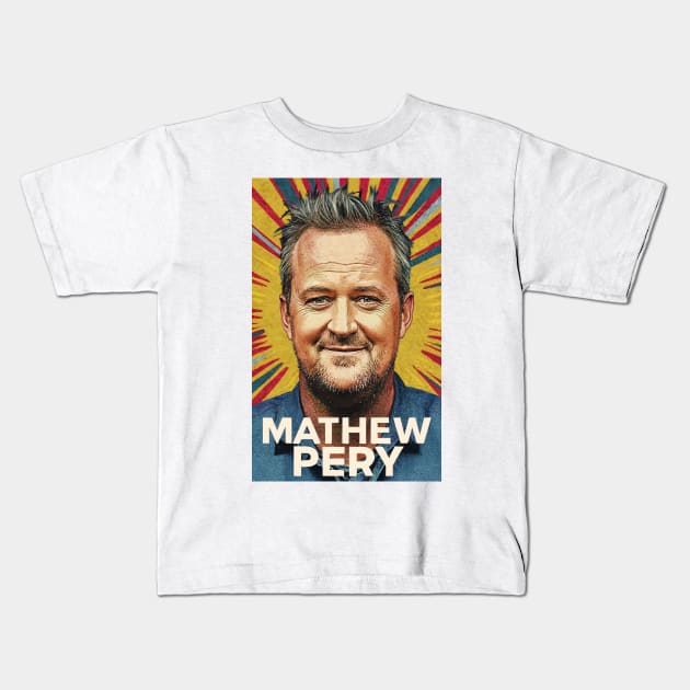 Matthew Perry Rip Kids T-Shirt by Zachariya420